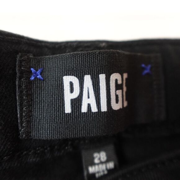 Paige Womens Hoxton Straight Ankle Jeans Frayed Distressed Hem Size 28 - Picture 8 of 9